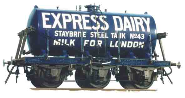 LMS 6 wheel milk tank