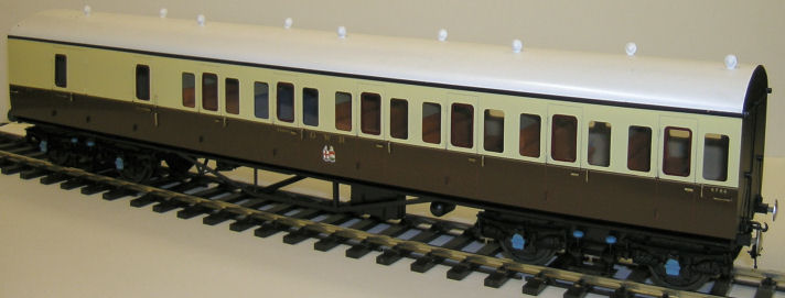G W R liveried B set recently completed in our workshops