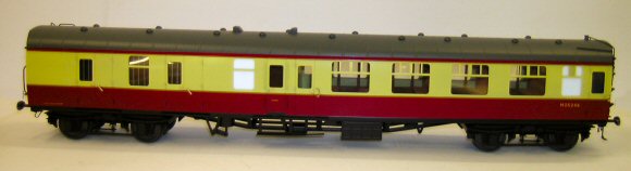 Painted example of a crimson & cream BSK finished in our own workshops.