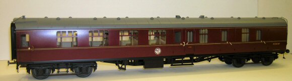 Painted example of a maroon BSK finished in our own workshops.
