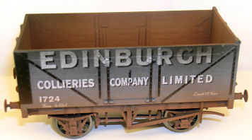 Weathered example of the Edinburgh Private Owner Wagon