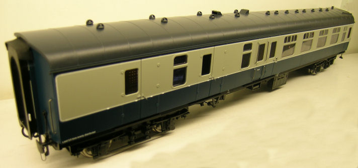 BR Blue Grey BSK showing both roof and end detail
