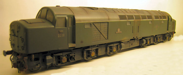 Fully finished Limited Edition Class 40 heavily weathered