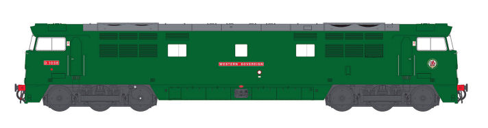 Heljan o gauge class 52 on sale