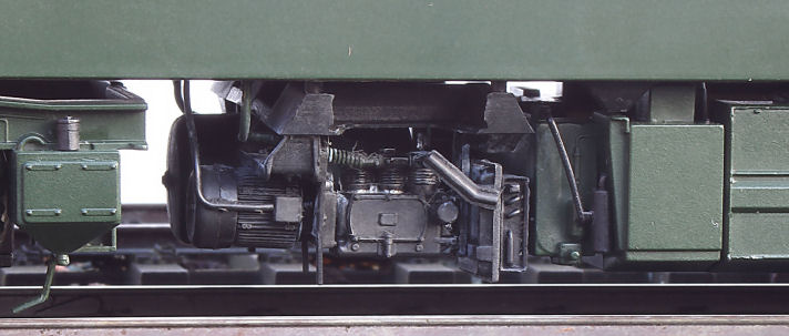 Detail shot of the compressor