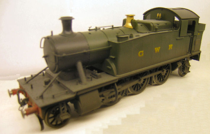 GWR 5513 with light body and medium chassis weathering recently completed through the workshops.