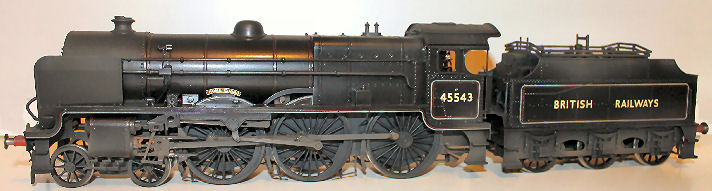 "British Railways" livery with BR mixed traffic early version of the Patriot as "Home Guard" with light body and medium chassis weathering.