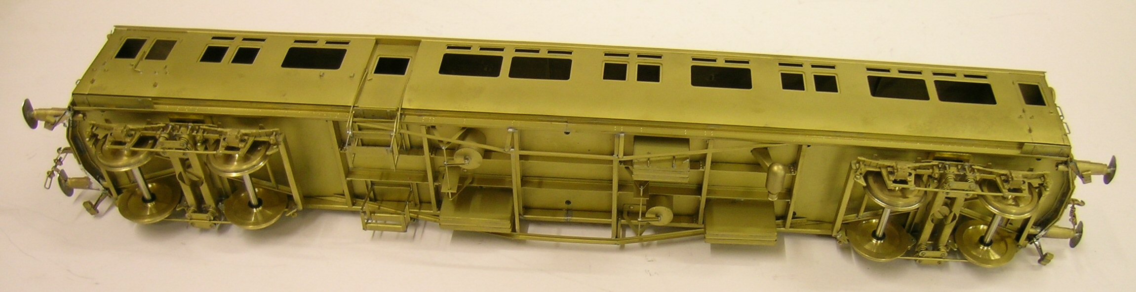 Image showing the underframe details on the diagram A28 Autocoach.