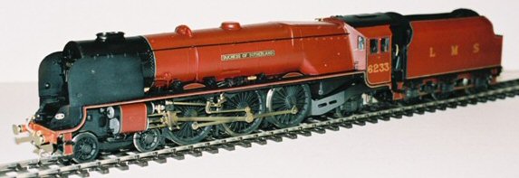 Duchess of Sutherland as preserved.  We can supply a fully finished model or in any livery to the customers specifications