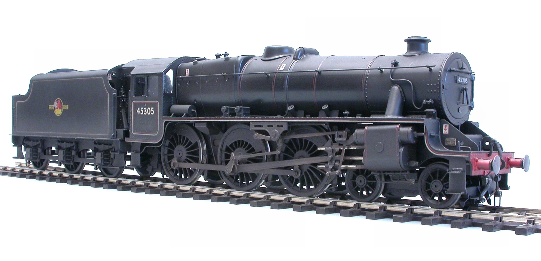 Built and painted example of a Black 5.